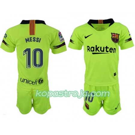 Billiga Fotbollströjor FC Barcelona MESSI 10 Barn Borta tröja 2018/19 Kortärmad